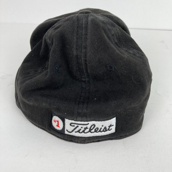 Titleist Black One Size Baseball Cap Hat FJ - Picture 5 of 8